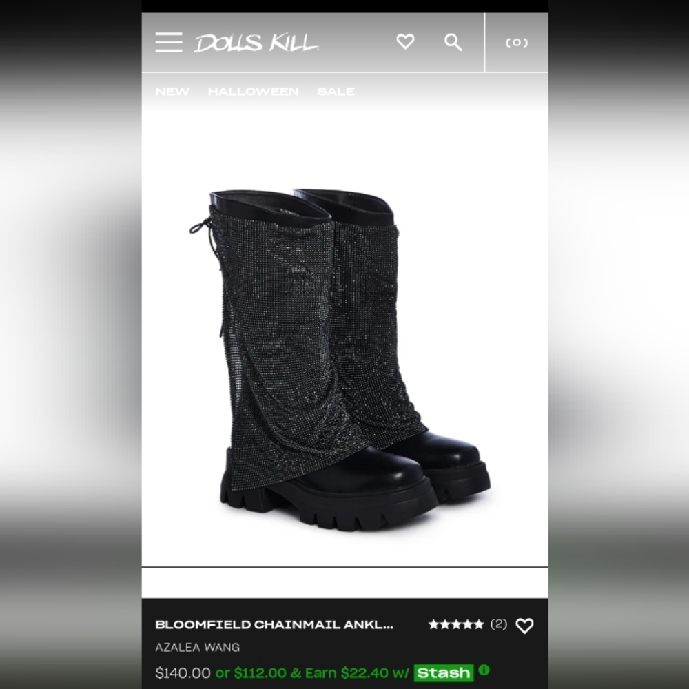Real Chainmail! Azalea Wang DollsKill 6½ (sold out online) - Picture 3 of 15